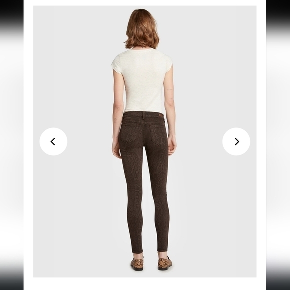 Principle Denim Dreamer Style in Chocolate Python, Size 28 - Picture 3 of 13